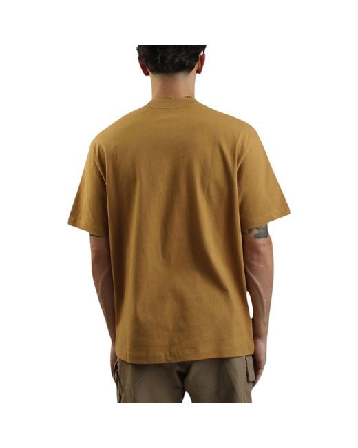 True Religion Brown 108466 Oversized T Shirts Yellowstone Drop Shoulder Soft Tee for men