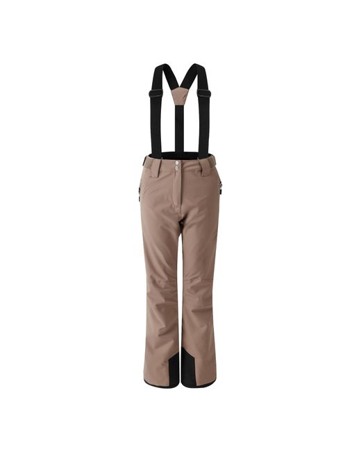 Dare 2b Brown Ladies Diminish Insulated Ski Trousers (Pine Bark)