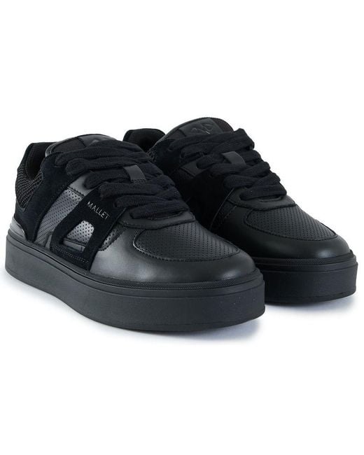 Mallet Black Fenchurch Trainers