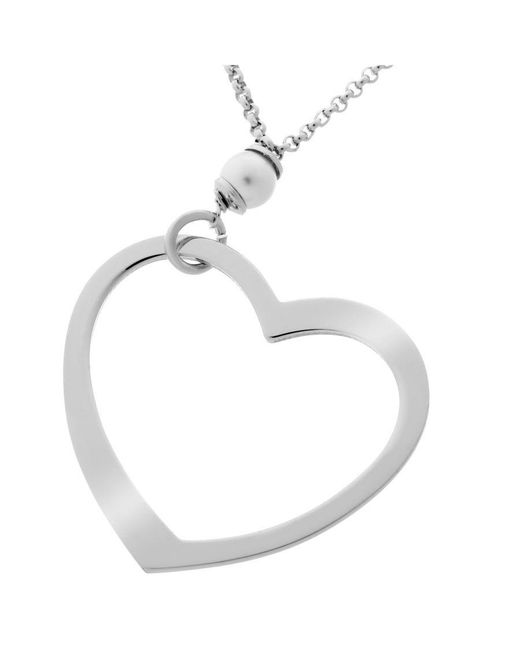 Orphelia Metallic 'Laguna' 925 Sterling Chain With Pendant