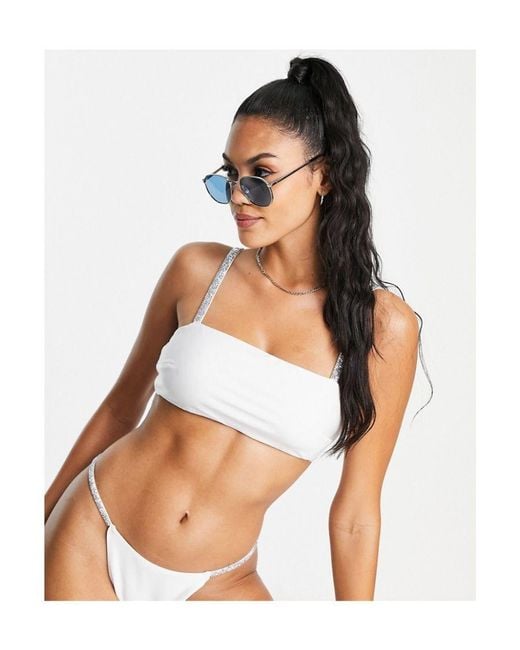 High neck deals crop bikini