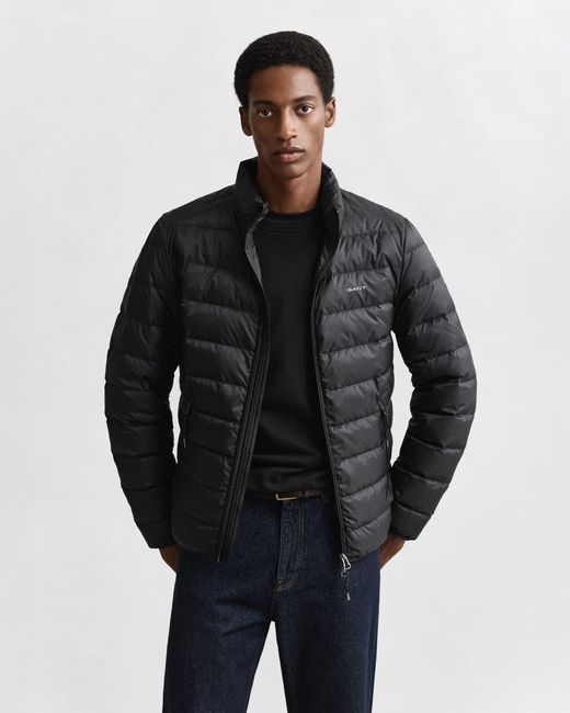 Gant Black Light Down Padded Jacket for men