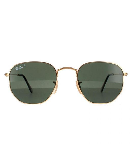 Ray-Ban Green Square G-15 Polarized Sunglasses Metal
