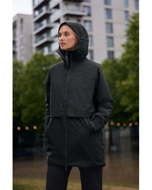Mountain Warehouse Blue 'Jackie' Padded Jacket With Front Pockets Waterproof Coat