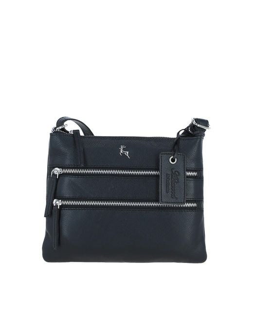 Ashwood Leather Blue 'Ayr' Real Crossbody Bag