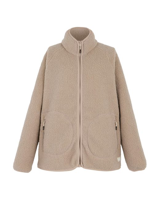 Regatta Natural Ladies Frankie Borg Full Zip Fleece Jacket (Soft)