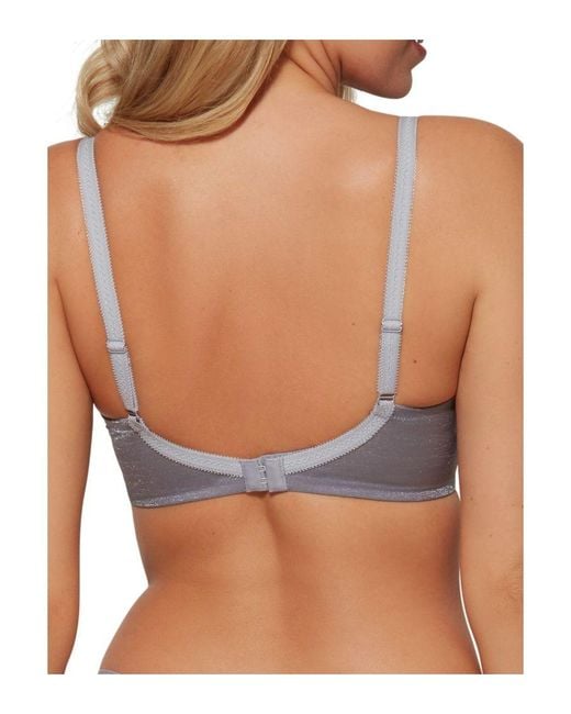 Gossard Brown Glossies Sheer Plunge Bra