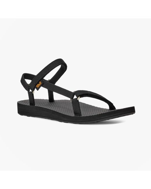 Teva Black Original Universal Sandals Slim