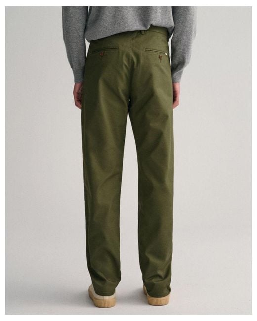 Gant Green Regular Chinos for men