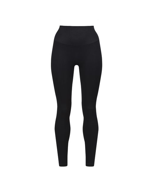 Ruey Black Ladies Essentials Leggings Sculpting Supportive Recycled Stretch Fit