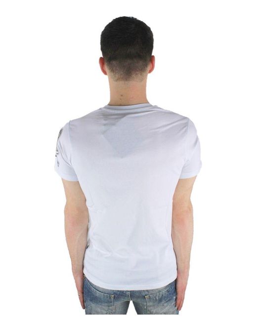 Philipp Plein White Philipp Mint Mtk0306 01 T-Shirt for men