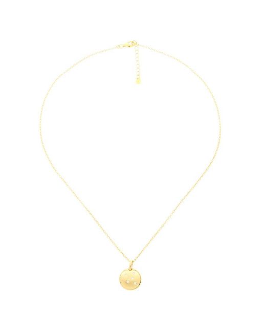Orphelia Metallic 'Linn' 925 Sterling Set: Chain-Pendant + Earrings