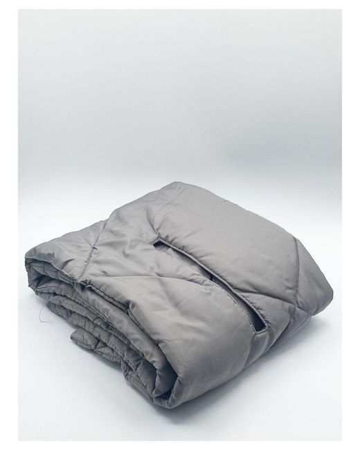 SVNX White Puffer Scarf