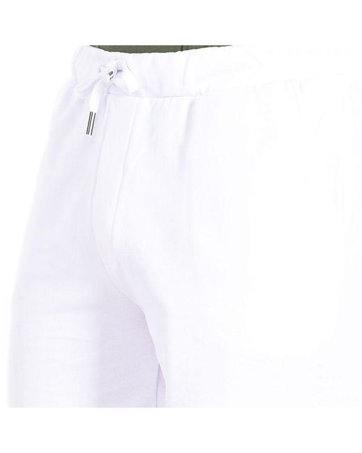 La Martina White Tmb003-Fp221 Sports Shorts for men
