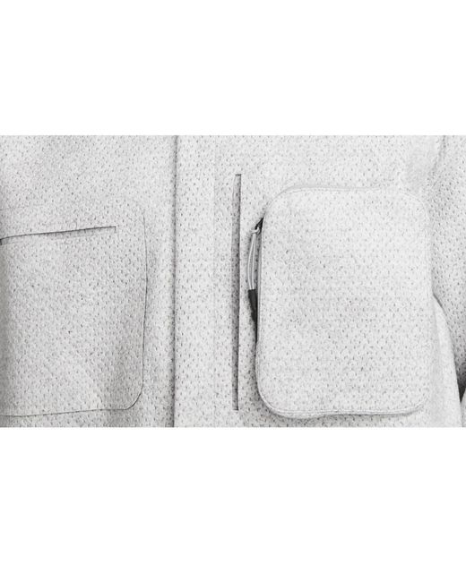 Nike White Techi + Pack Overshirt Jacket for men