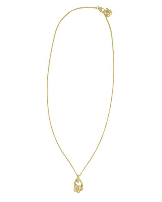 Orphelia Metallic 925 Sterling Chain With Pendant