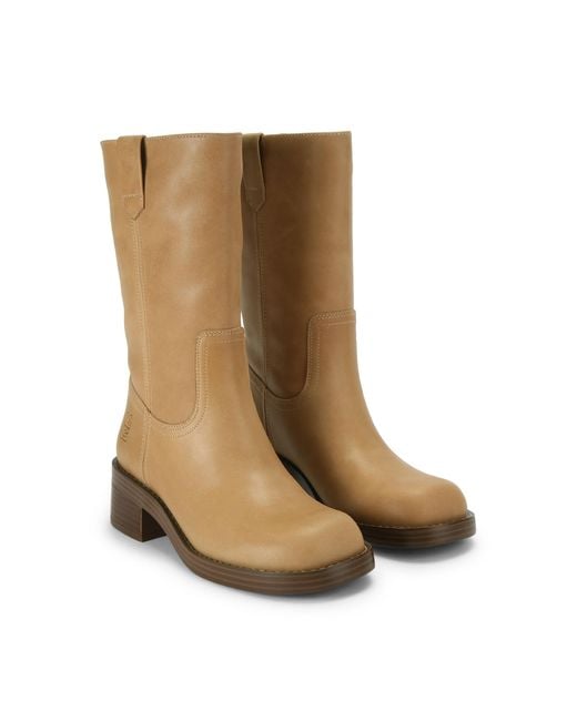 KG by Kurt Geiger Brown Leather Stint Boots