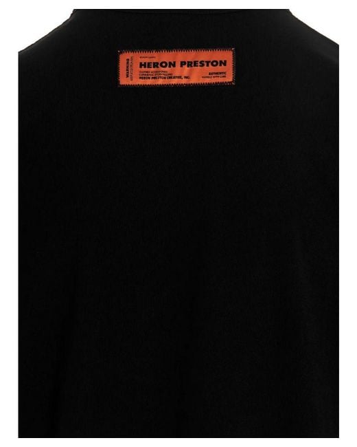 Heron Preston Misprint Heron T-shirt In Zwart in het Black voor heren