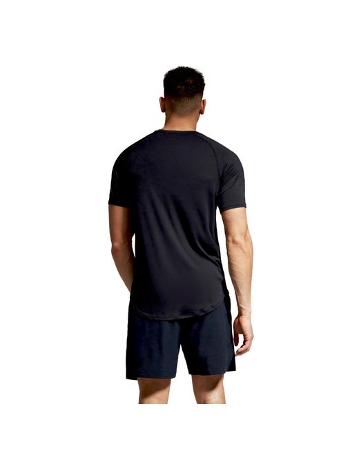 Canterbury Black Big Logo Super Light T-Shirt /Gunmetal) for men