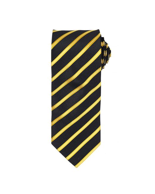 PREMIER Black Stripe Tie for men