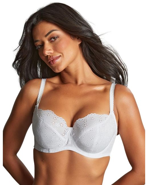 Panache White 11161 Charlotte Balcony Bra
