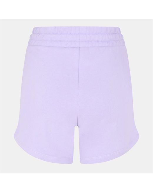 PUMA Purple High Waist Woven Tracksuit Shorts