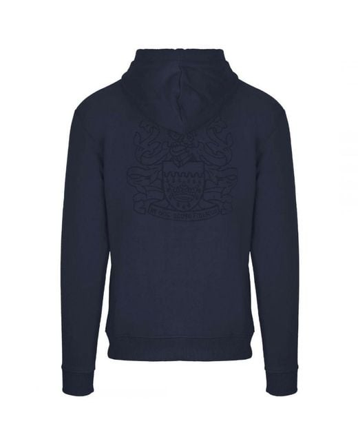 Aquascutum hoodie navy new arrivals