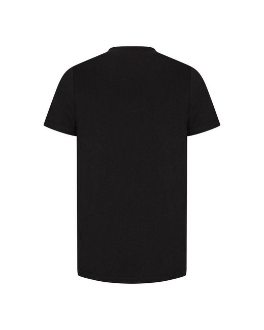 Nike Black Sportswear Club T Shirt Cotton for men