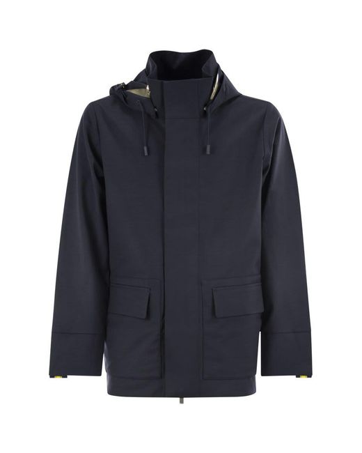 K-Way Blue Erhal Tech Wool Blend for men