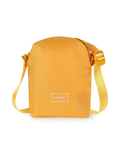 Spiral Orange Accessories Rectangle Cross Body Bag With Hardware