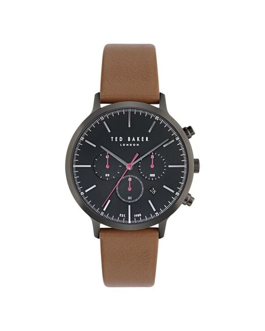 Ted Baker Black Accessories Haarvin Watch for men