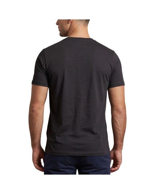 883 Police Black T Shirts Crux Crew Neck Short Sleeve Casual Summer Cotton Tee for men