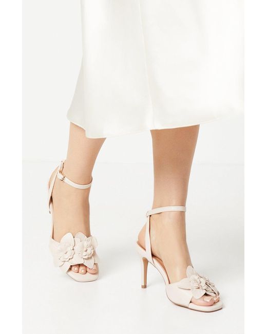 Giselle Corsage Detail Stiletto Heeled Sandals
