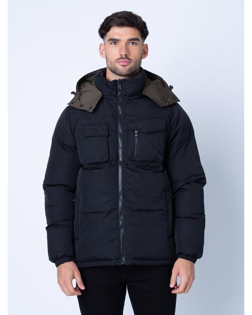 Luke 1977 Blue 21St Celeb Heavyweight Padded Jacket for men
