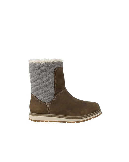 Helly Hansen Brown Seraphina Slip-On Nubuck Leather Boots 112 58.701 Leather (Archived)