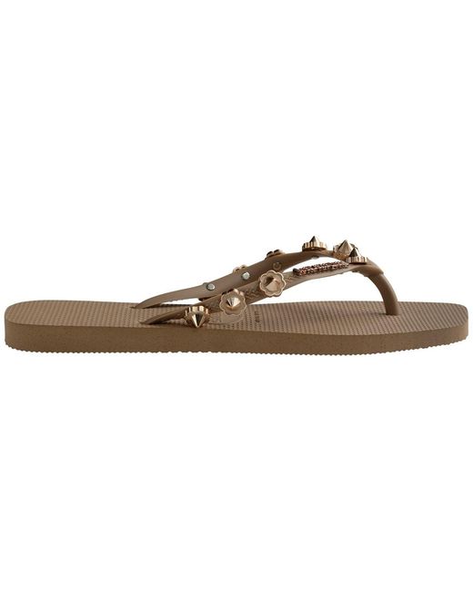 Havaianas Brown Stylish Thong Toe Flip Flops