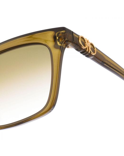 Ferragamo Natural Square Shaped Acetate Sunglasses Sf1027S