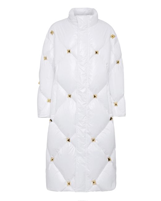 Philipp Plein Lang Donsjack in het White