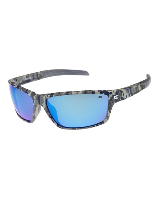 Caterpillar Blue Wrap Camouflage Mirror Polarized Cts-8020 for men