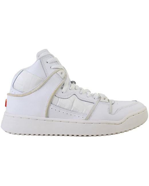 Ellesse White Assist Hi Trainers for men