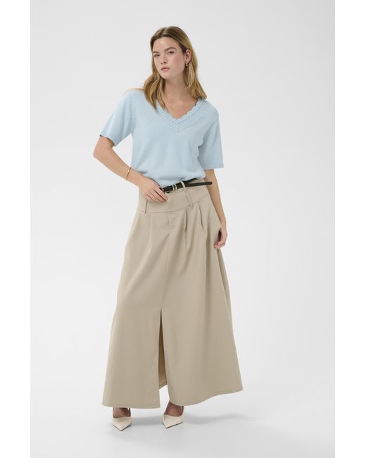 Kaffe Pullover Kaliliana Pullover Regular Fit in het Natural