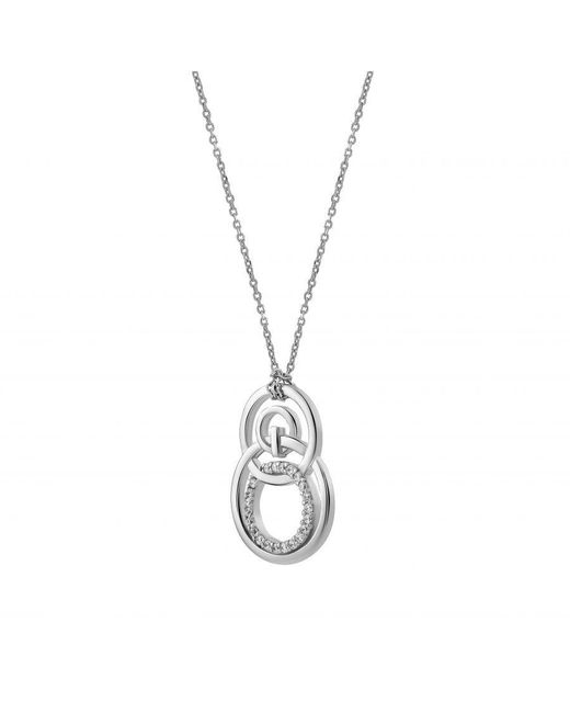 Orphelia Metallic 925 Sterling Pendant With Chain