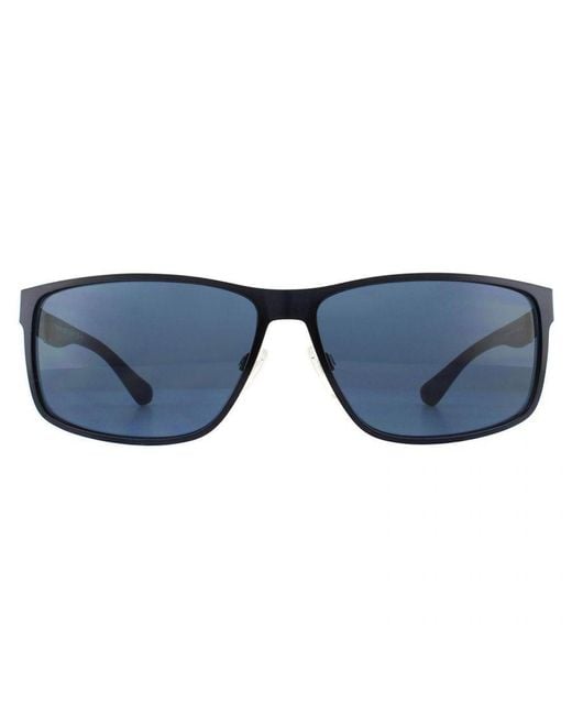 Tommy Hilfiger Blue Sunglasses Th 1542/S Fll Ku Matte Avio Metal (Archived) for men