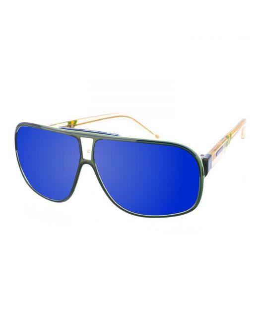 Carrera Blue Grandprix2Wc Aviator-Shaped Acetate Sunglasses for men