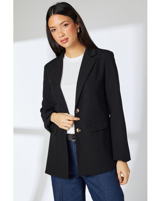 PRINCIPLES Blue Single Breasted Pocket Detail Blazer