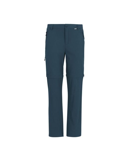 Regatta Blue Lightweight Insect Repellent Travel Cargo Trousers (Night Sky) for men