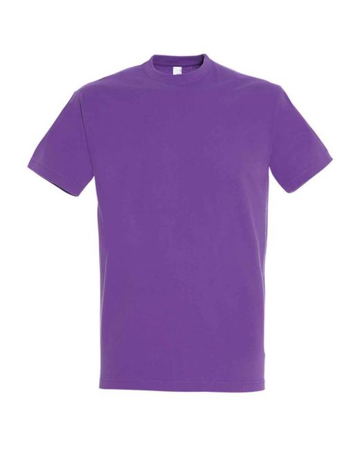 Sol's Imperial Zwaar T-shirt Voor Volwassenen (lichtpaars) in het Purple