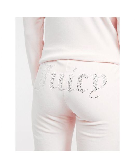 Juicy Couture White Womenss Diamante Del Ray Pants