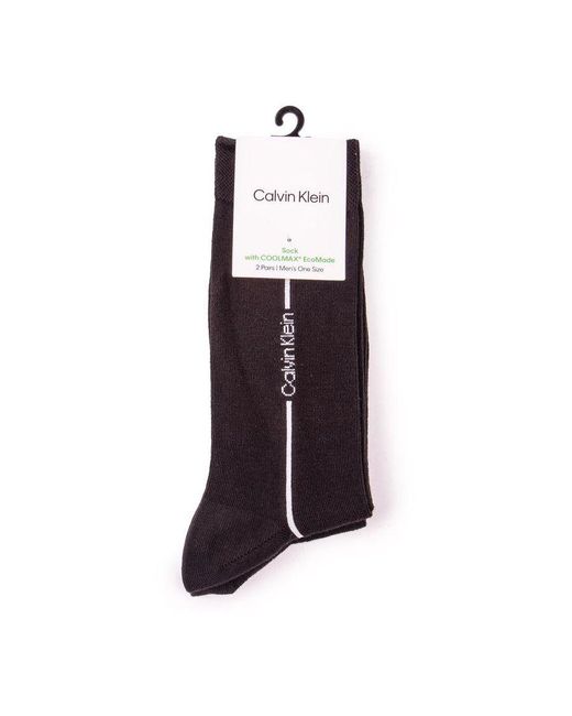 Calvin Klein White 2 Pack Crew Socks for men