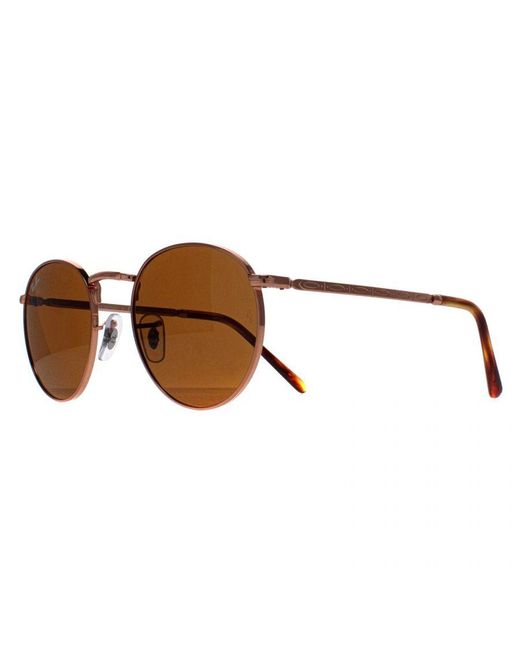 Ray-Ban Brown Round Rose Rb3637 New Metal